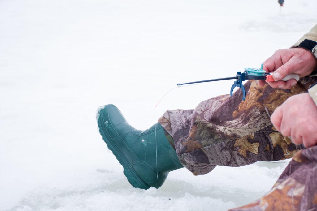 Ultralight ice fishing rod