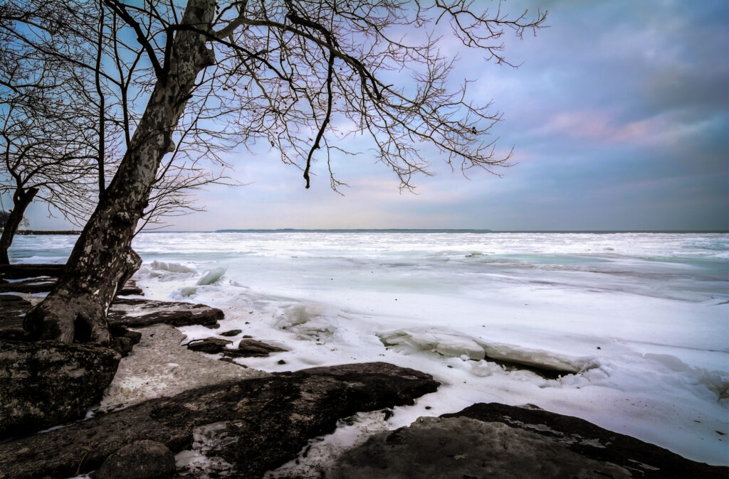 Lake Erie In Northwest Ohio.